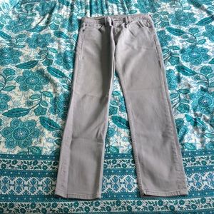 Mens Levi’s 511 slim fit jeans - 32x34 - grey